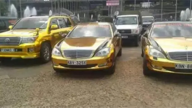 Awọn mọto kiki goolu to jẹ ti Sonko