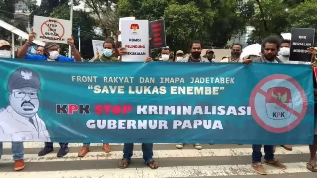 Gubernur nonaktif Papua Lukas Enembe