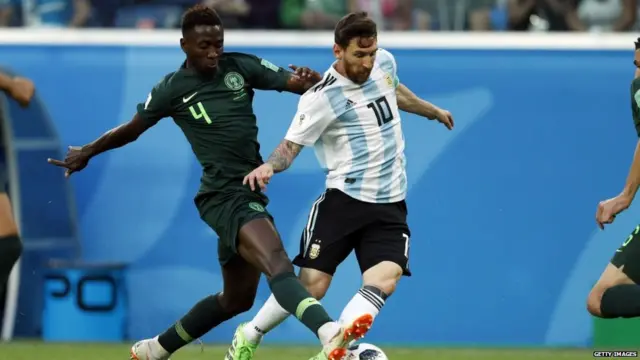 Nigeria versus Argentina
