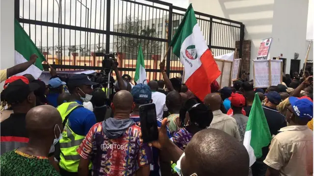 NLC strike 2021: Nigeria Labour Congress [NLC] 'minimum wage protest'