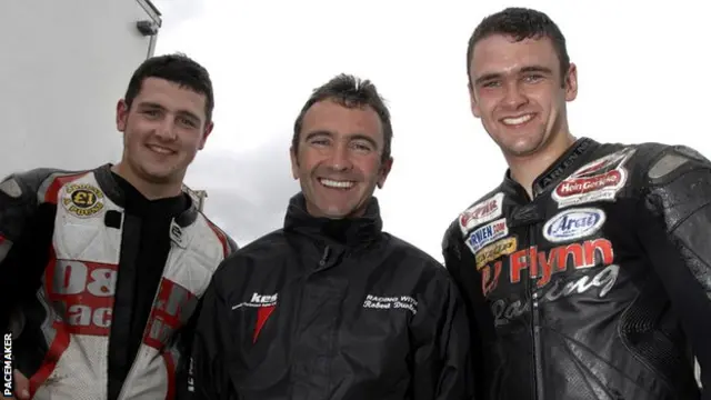 Michael, Robert and William Dunlop