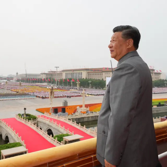 習近平在慶祝中共建黨一百週年大會上