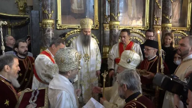 патријарх Порфирије, црква