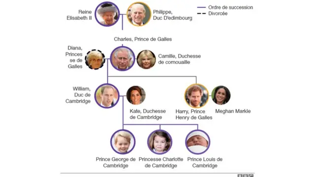 Harry est au sixième rang dans l'ordre de succession au trône