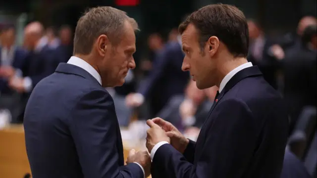 Дональд Туск, Эммануэль Макрон