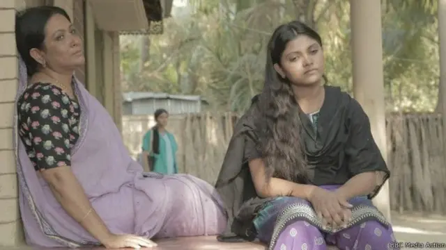 একটি টেলিভিশন নাটকের দৃশ্য।