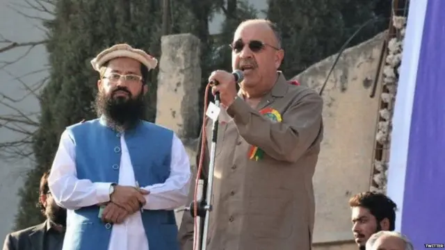 હાફિઝ સઇદ સાથે પેલેસ્ટાઇનના રાજદૂત વલીદ અબુ અલી