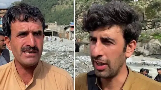 لوگوں کا کہنا ہے کہ کالام سے چھ گھنٹے کے 'اعصاب شکن پیدل سفر' کے بعد وہ بحرین پہنچے ہیں