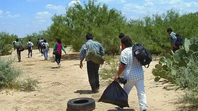 লারেডো সীমান্তের দিকে এগুচ্ছে অবৈধ অভিবাসীরা