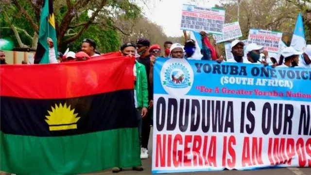 Awọn eeyan to gbe asia ẹgbẹ IPOB ati Yoruba Nation lọwọ