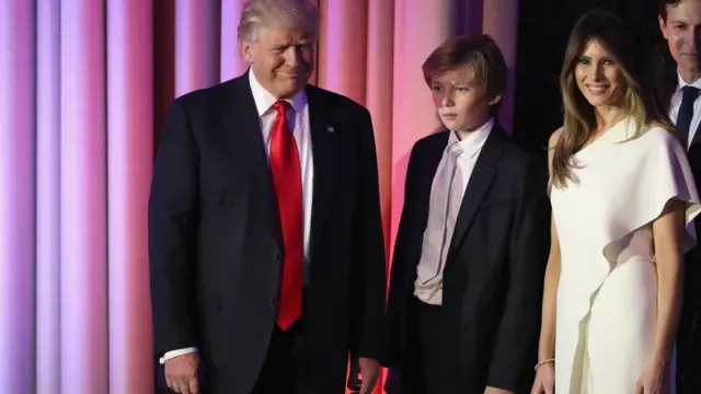 Donald Trump y su familia