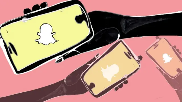 Ilustracija Snepčet aplikacije