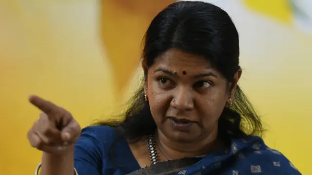 তামিলনাডুর ডিএমকে নেত্রী ও এমপি কানিমোজি