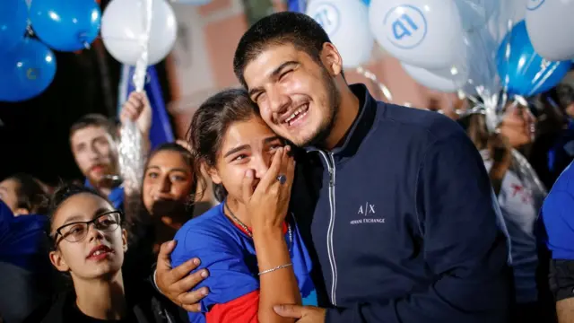 Сторонники "Грузинской мечты"