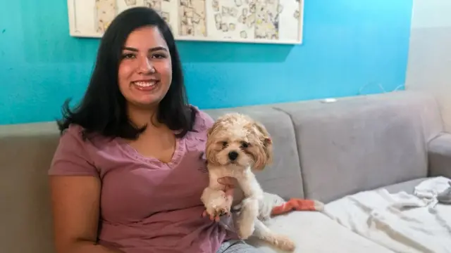 A estudante Gabriela Morais