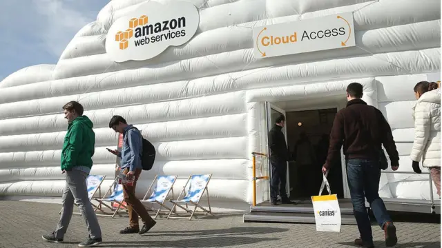 Stand de Amazon Web Services en Cebit 2016