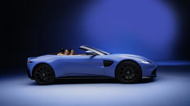 سقف پارچه‌ای آستون مارتین ونتیج در کمتر از هفت ثانیه باز و بسته می‌شود