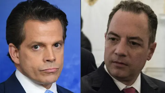Anthony Scaramucci y Reince Priebus