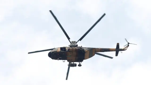 هلیکوپتر نیروهای دولتی افغانستان