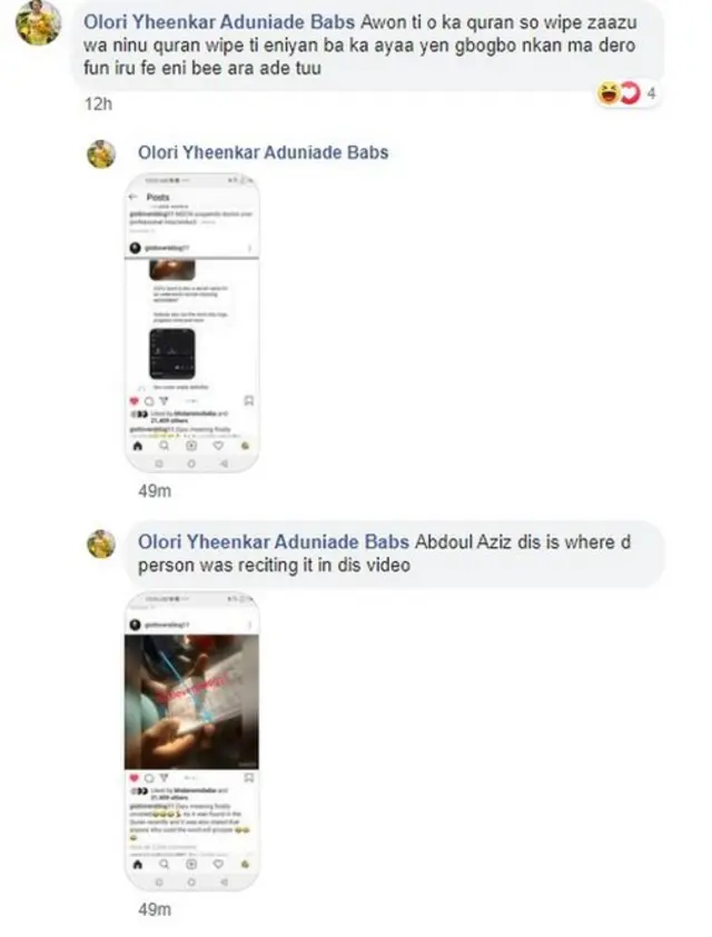 Esi itu Zeh lori BBC Yoruba