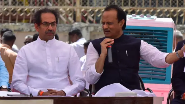 उद्धव ठाकरे, अजित पवार, महाविकास आघाडी, शिवसेना