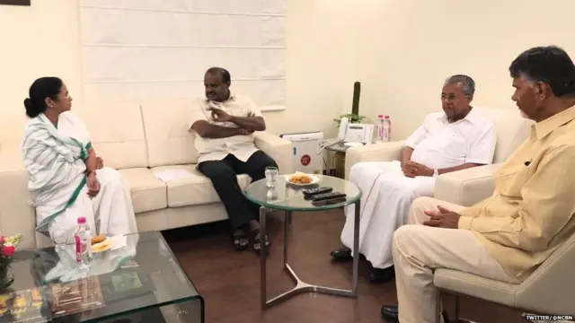 మమత, కుమారస్వామి, పినరయి విజయన్, చంద్రబాబు