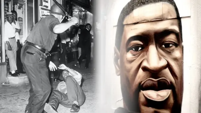 George Floyd and archive still