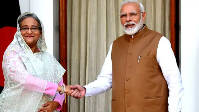 नरेंद्र मोदी और शेख़ हसीना