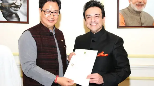 किरण रीजीजू, अदनान सामी