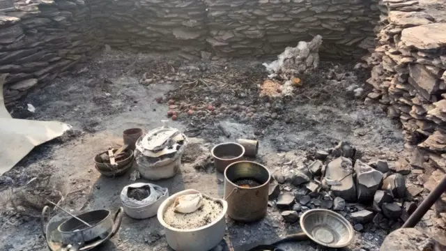 కాలిపోయిన వస్తువులు