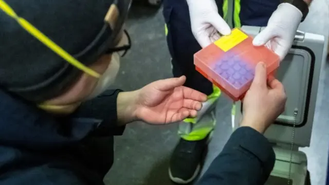 Reparto de vacunas de Pfizer