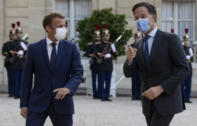 Macron ve Rutte