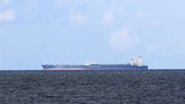 نفتکش ایرانی در دریا