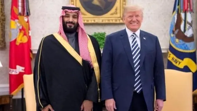 डोनल्ड ट्रंप, क्राउन प्रिंस मोहम्मद बिन सलमान