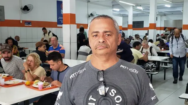 Lenine, uma das pessoas que almoçam no Bom Prato