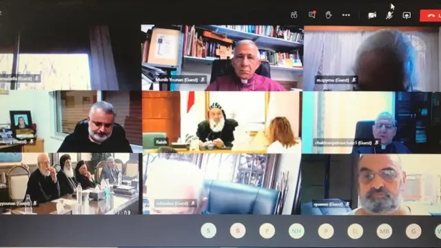 المشاركون عبر البثّ الالكتروني