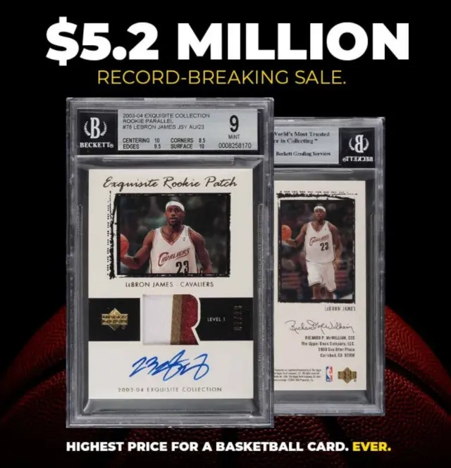 On sale Lebron James Rookie Cards