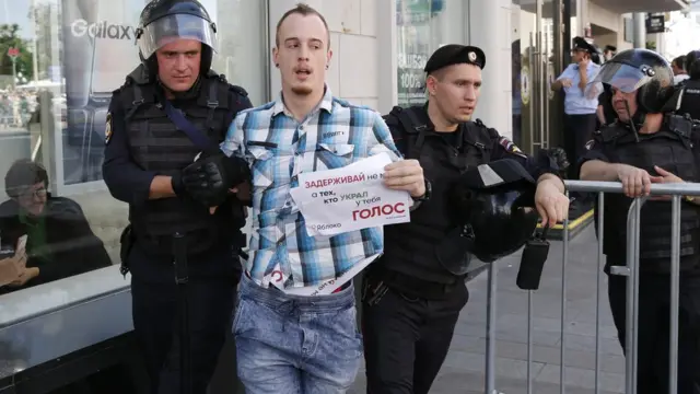 Задержания на акции оппозиции в Москве 27.07.19