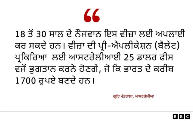 ਵੀਜ਼ੇ ਲਈ ਨਿਯਮ