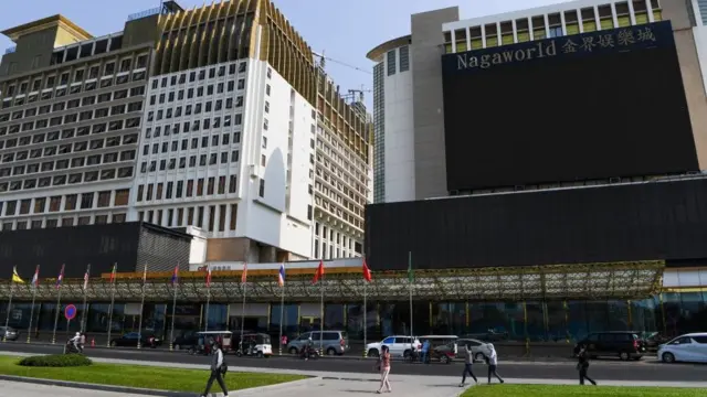 Một casino ở Phnom Penh, Campuchia