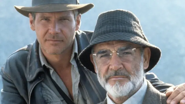 Harrison Ford y Sean Connery