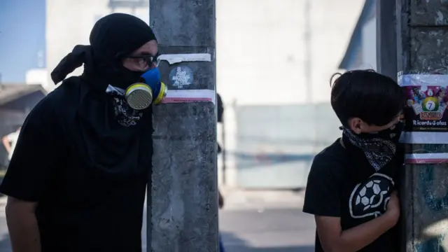 Protestas en Chile.