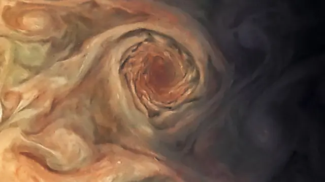 Tormenta roja de Júpiter.