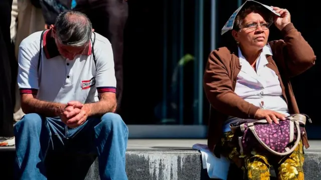 Adultos mayores en Caracas