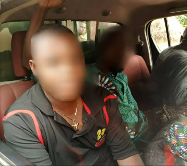 Lara awọn afurasi ajinigbe ti wọn mu