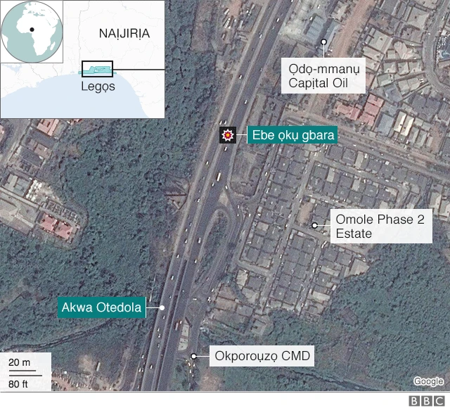 Ebe ọkụ ụgbọala mmanụ gbara