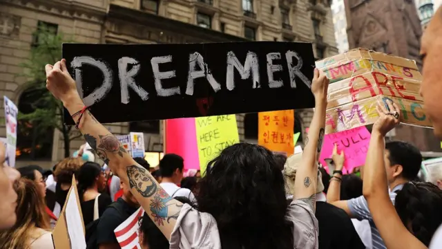 Una manifestación de dreamers