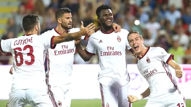 L'ivoirien Franck Kessié a inscrit le premier but du Milan AC sur la pelouse de Crotone ( victoire 3-0)