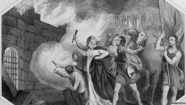 ਰਾਣੀ ਬੂਡੀਕਾ ਨੇ ਰੋਮਨ ਨਿੰਨਥ ਲੀਜਨ ਨੂੰ ਹਰਾ ਦਿੱਤਾ, ਰੋਮਨ ਬ੍ਰਿਟੇਨ ਦੀ ਰਾਜਧਾਨੀ ਨੂੰ ਤਬਾਹ ਕਰ ਦਿੱਤਾ