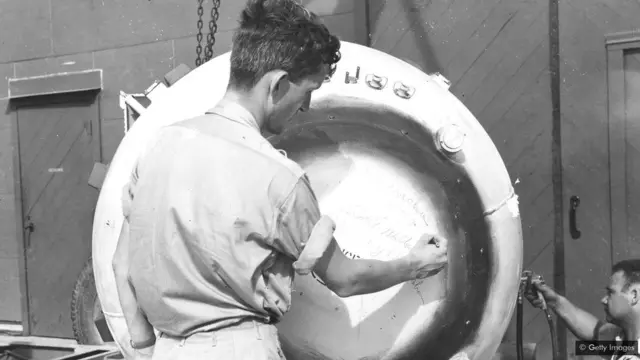 Uranium from Shinkolobwe was stockpiled by the US so that it could build the atomic bombs that were dropped on Japan in 1945 (Credit: Getty Images)